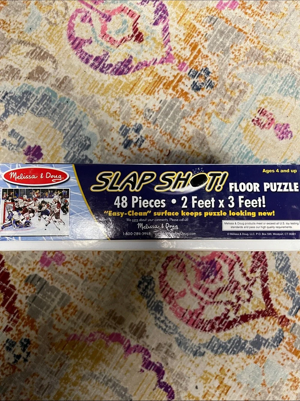 Melissa & Doug Kids Hockey Floor Puzzle
